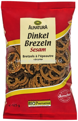 Alnatura Dinkel Brezeln Sesam, 125g