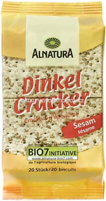 Alnatura Dinkel Cracker Sesam, 100g