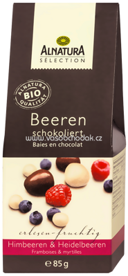 Alnatura Sélection Beeren schokoliert, 85g