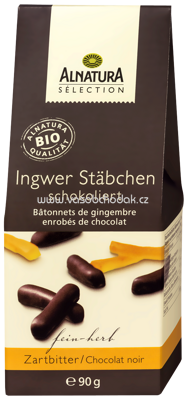 Alnatura Sélection Ingwer Stäbchen schokoliert 90 g