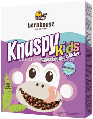 Barnhouse Knuspy Kids reis Kakao, 250g