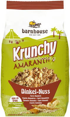 Barnhouse Krunchy Amaranth Dinkel-Nuss, 375g