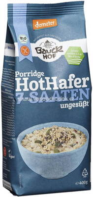 Bauckhof Porridge Hot Hafer 7 Saaten, ungesüßt, glutenfrei, 400g