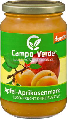 Campo Verde Apfel-Aprikosenmark, 360g