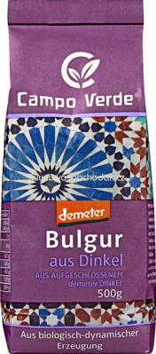 Campo Verde Bulgur aus Dinkel, 500g