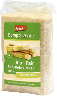 Campo Verde Bio+Fair Roh-Rohrzucker, 500g