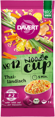 Davert Noodle Cup Thailändisch, 60g