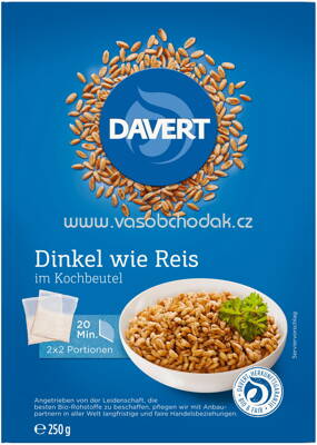 Davert Dinkel wie Reis im Kochbeutel, 250g