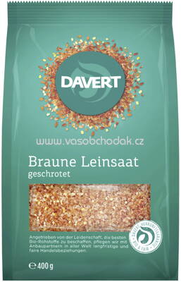 Davert Braune Leinsaat, geschrotet, 400g
