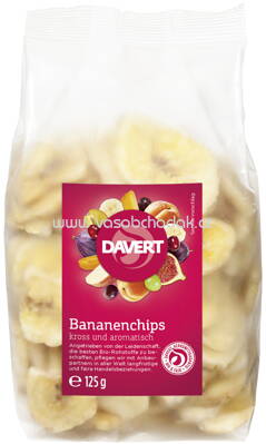 Davert Bananenchips, 125g