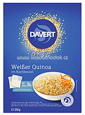 Davert Weißer Quinoa im Kochbeutel 250g
