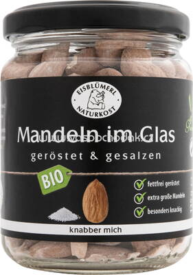 Eisblümerl Mandeln im Glas, geröstet & gesalzen, 135g