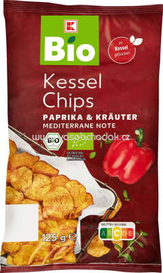 K-Bio Kessel Chips Paprika & Kräuter, 125g
