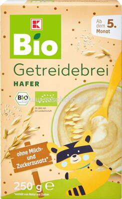 K-Bio Baby Getreidebrei Hafer, ab dem 5. Monat, 250g