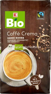 K-Bio Caffé Crema Ganze Bohne, 1 kg