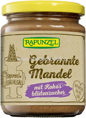Rapunzel Gebrannte Mandel Aufstrich mit Kokosblütenzucker, 250g