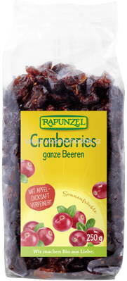Rapunzel Cranberries, 250g