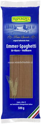 Rapunzel Emmer-Spaghetti Vollkorn, 500g