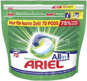 Ariel Vollwaschmittel Allin1 PODS Universal, 70 Wl