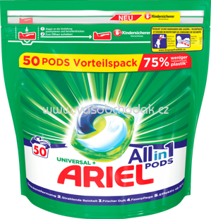Ariel Vollwaschmittel Allin1 PODS Universal, 50 Wl