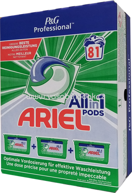 Ariel Professional Vollwaschmittel 3in1 PODS Universal, 81 Wl