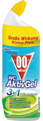 00 WC Reiniger Gel Aktiv 3in1 Fresh Green, 0,75 l