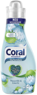 Coral Weichspüler Dufterlebnis Wasserlilie & Limette, 25 Wl
