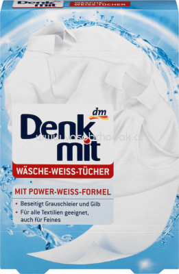 Denkmit Wäsche-Weiss-Tücher, 20 St