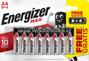 Energizer Alkaline Batterien Max AA, 12 St