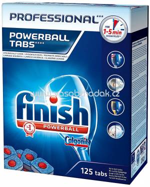 Finish Professional Calgonit Powerball Spülmaschinentabs, 125 St