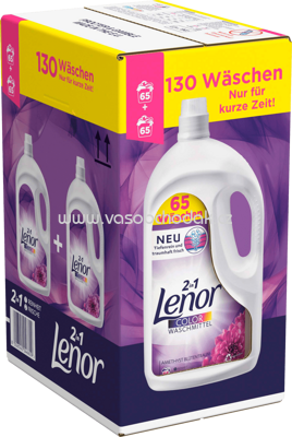 Lenor Color Gel 2in1 Amethyst Blütentraum, 2x3,575 l, 130 Wl