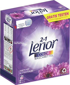 Lenor Color Pulver 2in1 Amethyst Blütentraum, 19 Wl