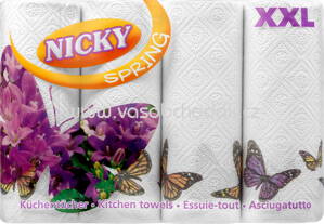 Nicky Küchentücher mit Motiv, 3-laggig, 8x45 Blatt
