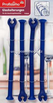 Profissimo Glashalterungen für die Spülmaschine, 4 St