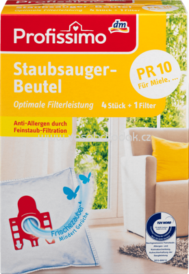 Profissimo Staubsaugerbeutel PR10, 4 St