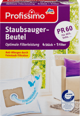 Profissimo Staubsaugerbeutel PR60, 4 St