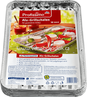 Profissimo Alu-Grillschalen, 10 St