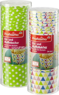 Profissimo Eis- und Muffinbecher, 24 St