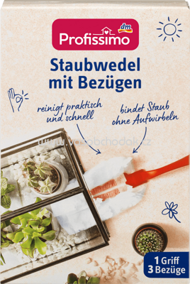 Profissimo Staubwischer Staub-Blitz, Set 1 Griff + 3 Bezüge, 1 St