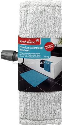 Profissimo Wischsysteme Premium Mikrofaser Wischset 2-teilig, 1 St