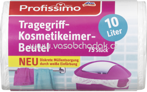 Profissimo Kosmetikeimer-Müllbeutel mit Tragegriff 10L, 75 St