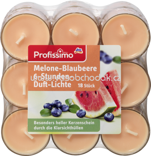 Profissimo 6h Lichte in Klarsichthülle Melone&Blaubeere, 18 St