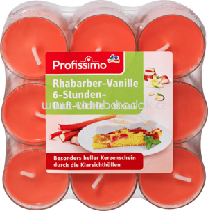 Profissimo 6h Lichte in Klarsichthülle Rhabarber-Vanille, 18 St