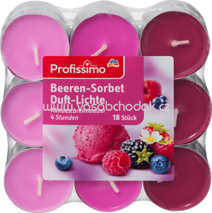Profissimo Duft-Lichte Beerensorbet, 18 St