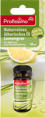 Profissimo Duftöl Naturreines ätherisches Öl Lemongras, 10 ml