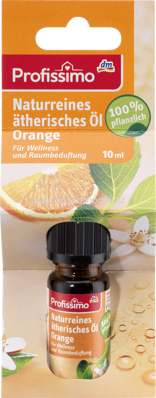 Profissimo Duftöl Naturreines ätherisches Öl Orange, 10 ml