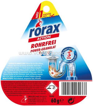 Rorax Rohrfrei Power-Granulat, 60g