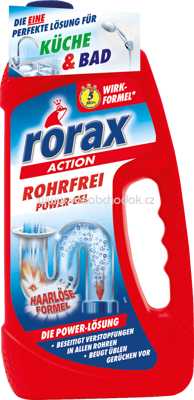 Rorax Rohrreiniger Power-Gel, 1 l