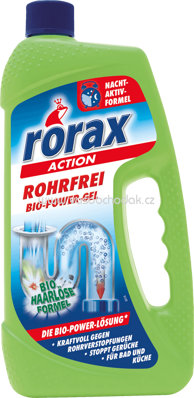 Rorax Rohrreiniger Rohrfrei Bio-Power-Gel, 1 l