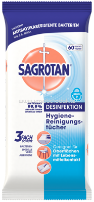 Sagrotan Hygiene-Reinigungstücher 60 St